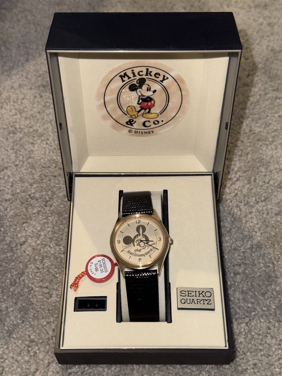 Seiko RARE 1991 Vintage Walt Disney World Celebrates 20th Anniversary Watch