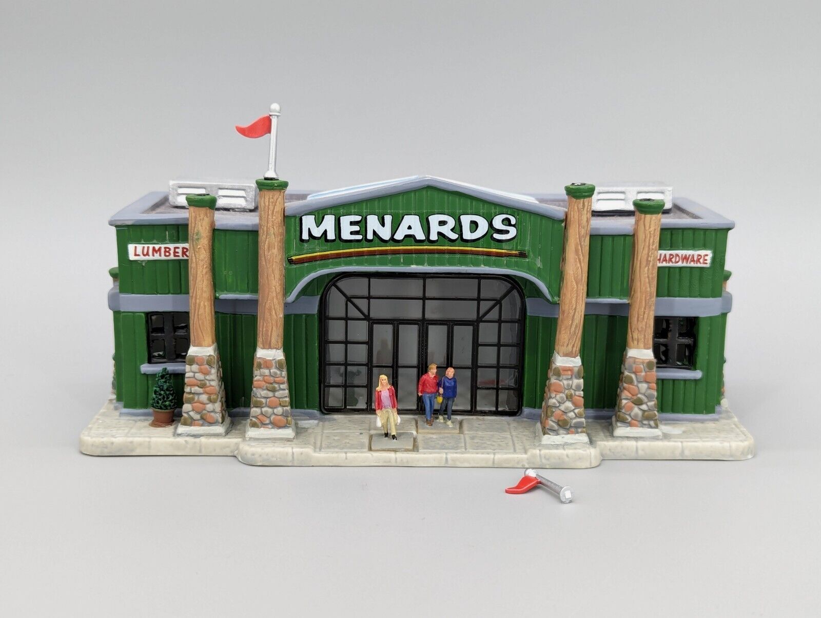 Lemax 2006 Limited Edition Menards Lighted Store Building Incomplete