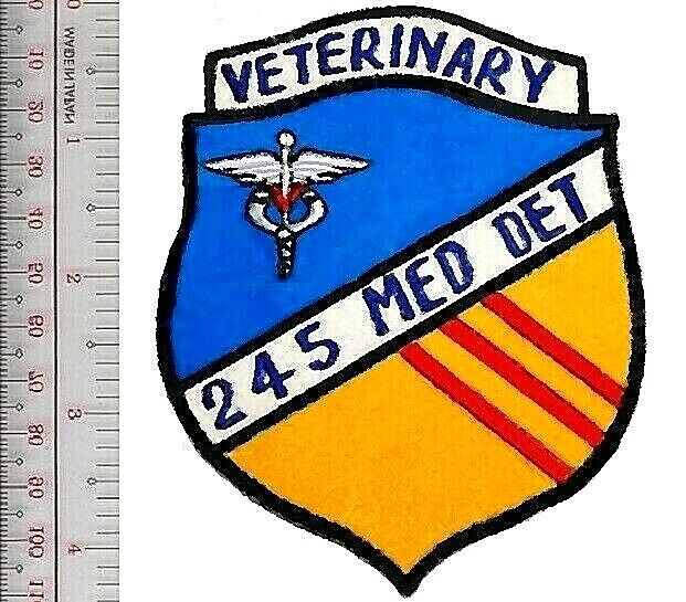 US Army Vietnam 245th Veterinary Medical Detachment 44th Medical Brigade Patch