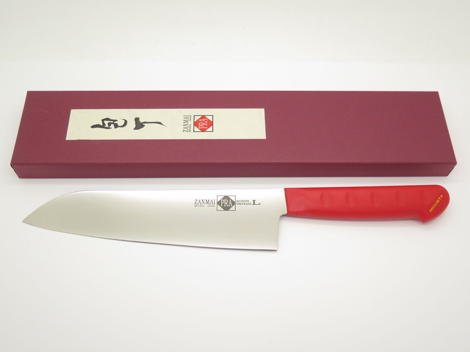 Mcusta Zanmai 5003L Seki Japan Red 180mm Japanese Kitchen Cutlery Chef Knife