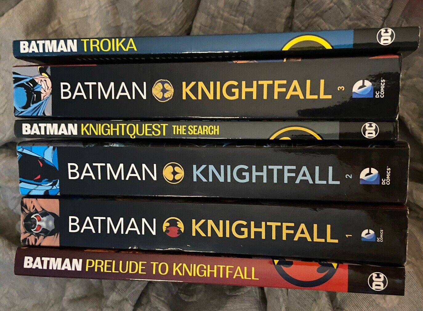 Batman Knightfall COMPLETE SAGA Prelude Knightquest Search Troika TPB Lot OOP DC
