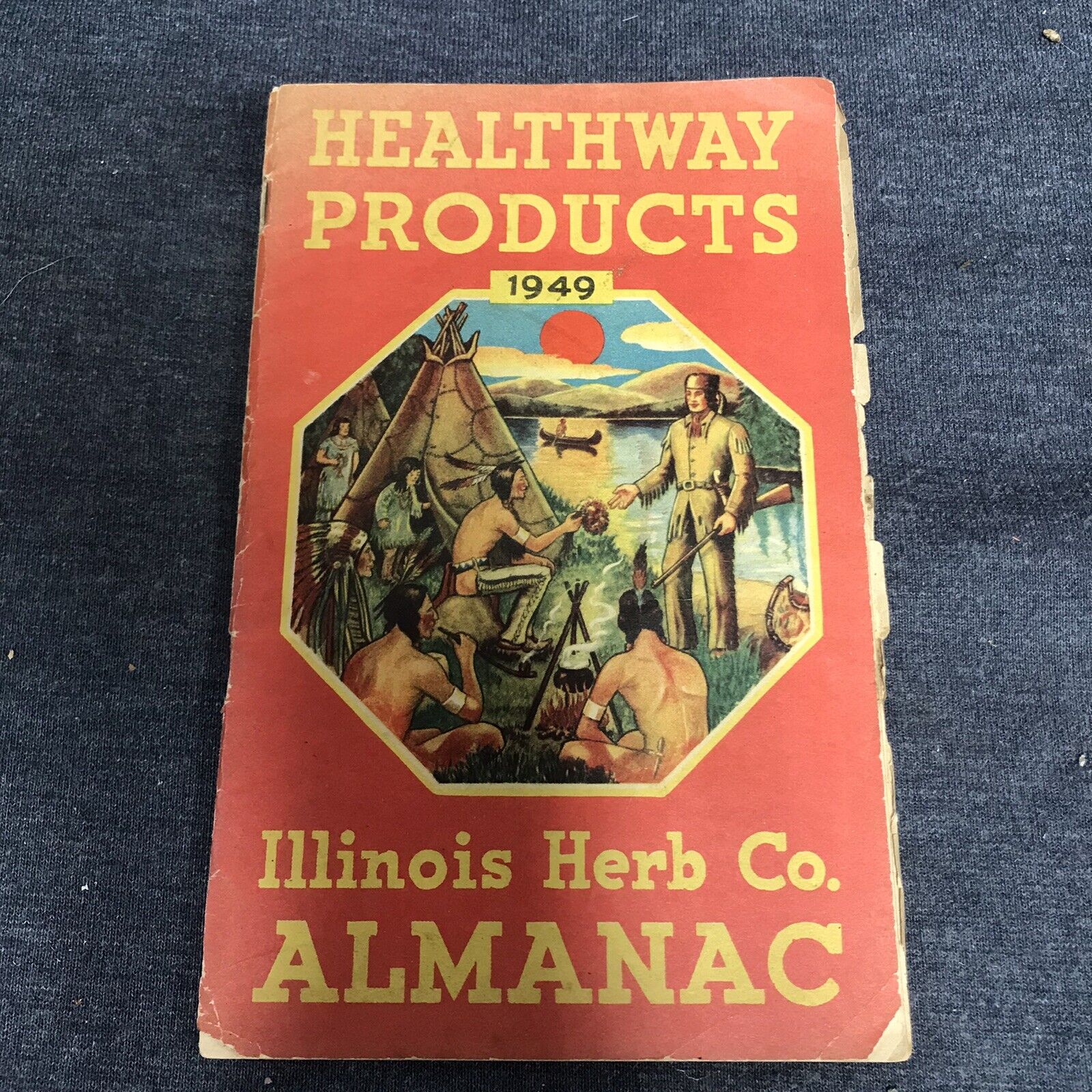 Vintage Catalog Healthway Products Almanac 1949 Illinois Herb Company 