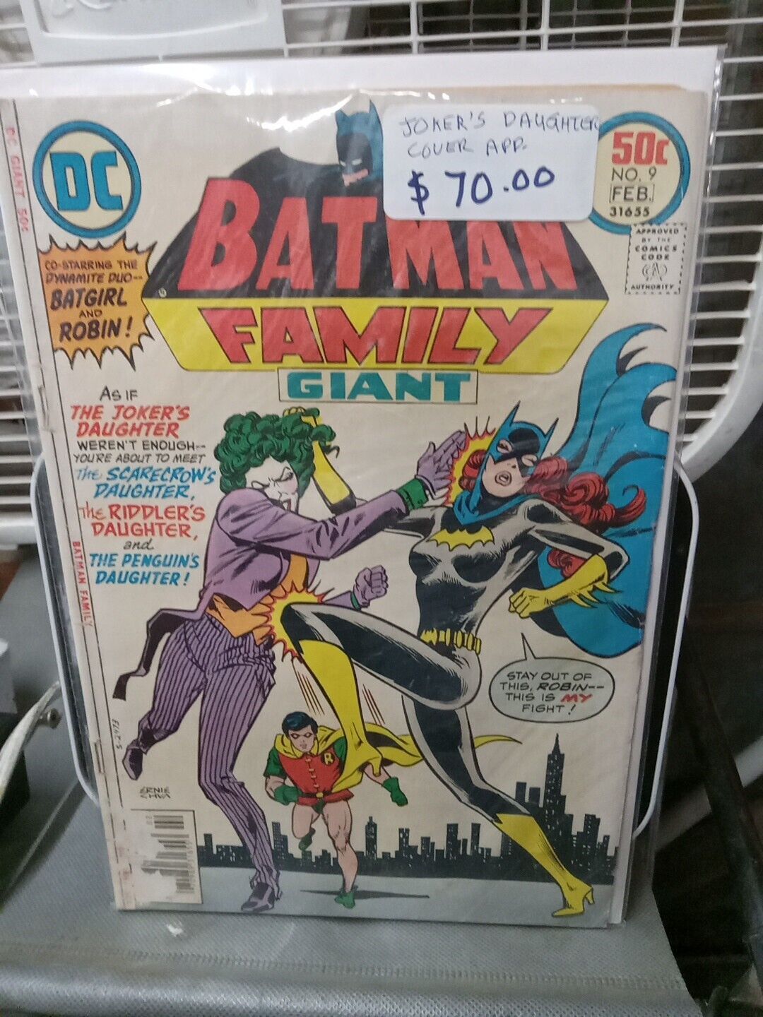 Batman Family GIANT #9  Batgirl & Robin / Joker Daughter / 1st Series 1977