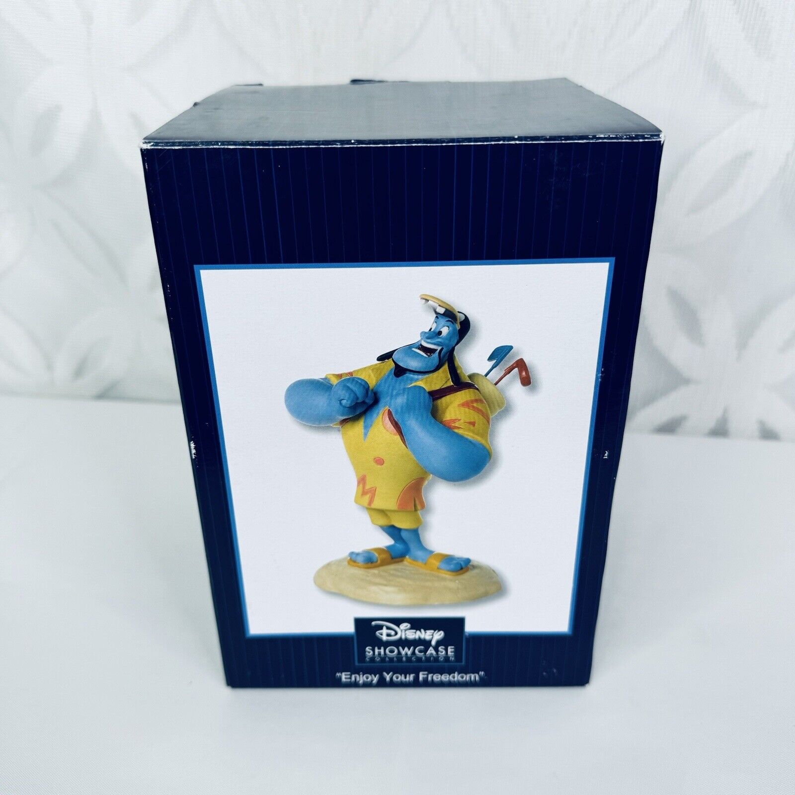 Disney Showcase Precious Moments Aladdin Genie Enjoy Your Freedom Figurine Golf