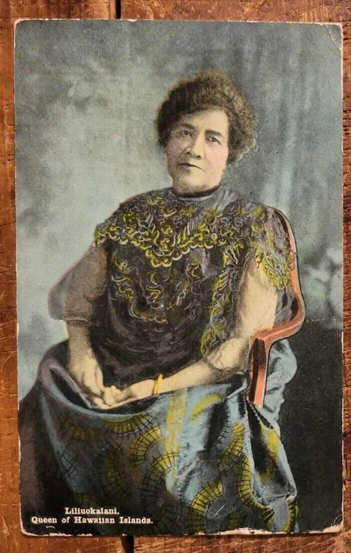 Liliuokalani Queen of the Hawaiian Islands - Postcard C. 1907-1915