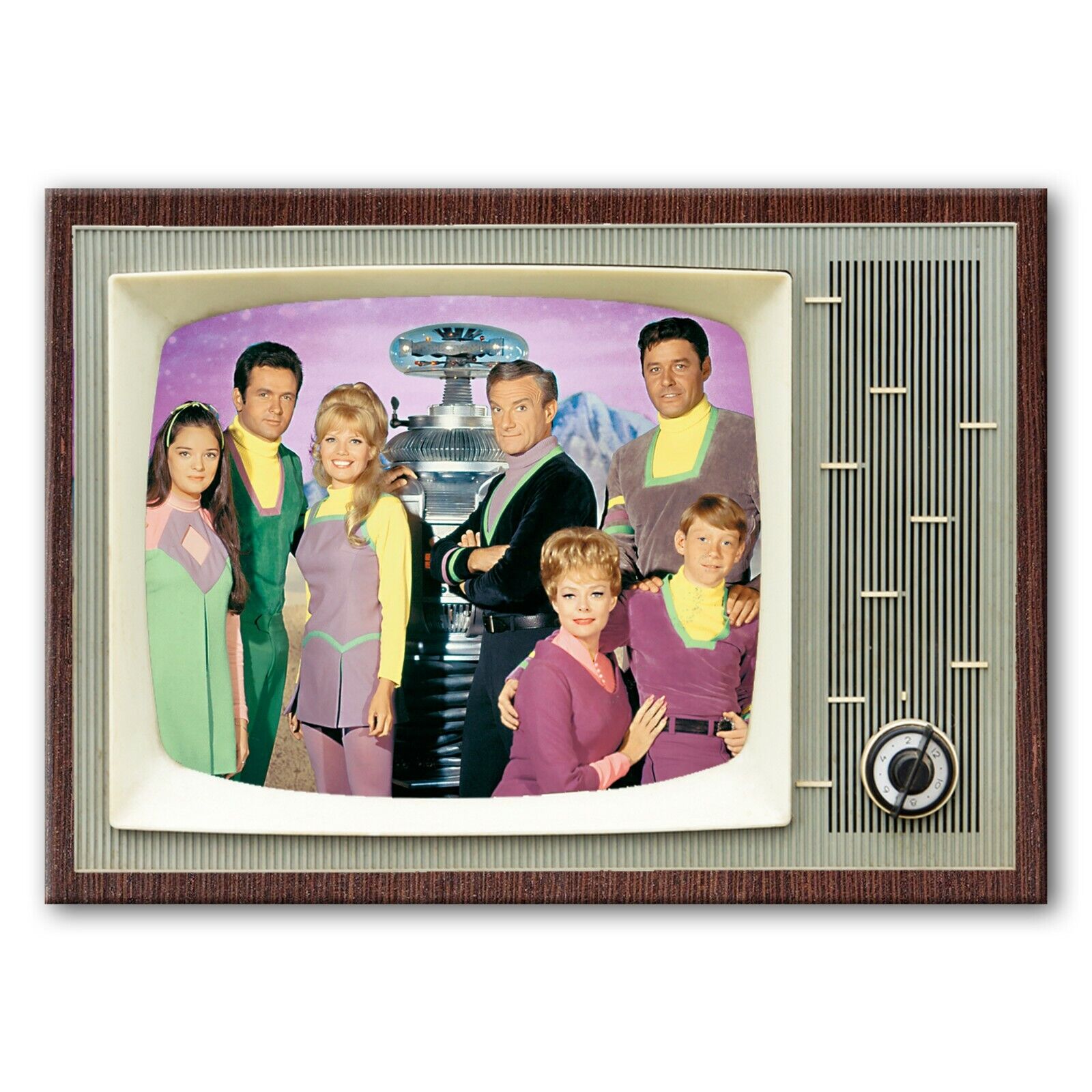 LOST IN SPACE TV Show Classic TV 3.5 inches x 2.5 inches Steel FRIDGE MAGNET
