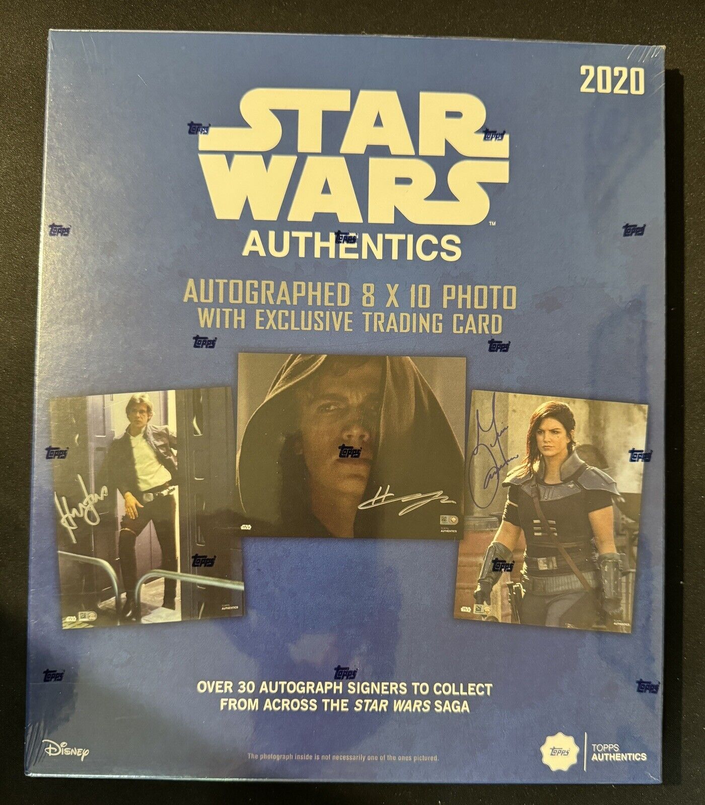2020 Topps Star Wars Authentics Sealed Box 1 Autographed 8 x 10 1 Trading Card
