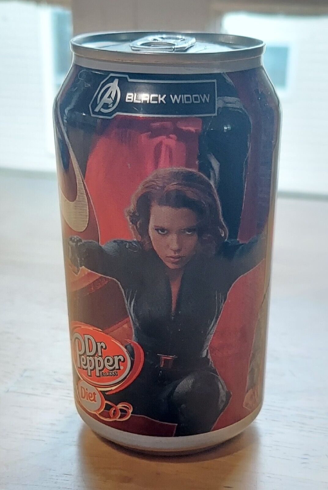 Diet Dr. Pepper Black Widow (2012) Full Can