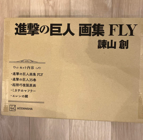 The Attack on Titan Artbook  FLY The Fast & Last Hajime Isayama  Japan New