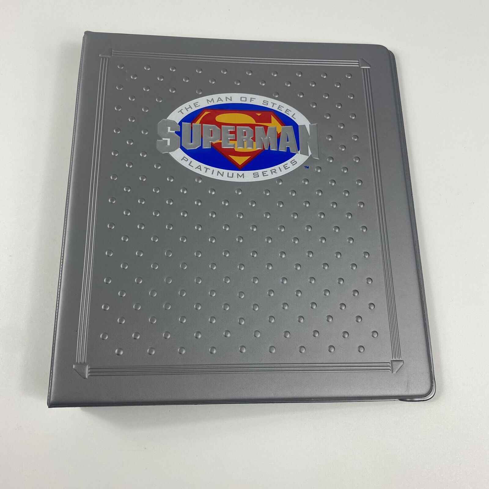 1994 Superman Platinum Factory Binder the Man of Steel Sky Box