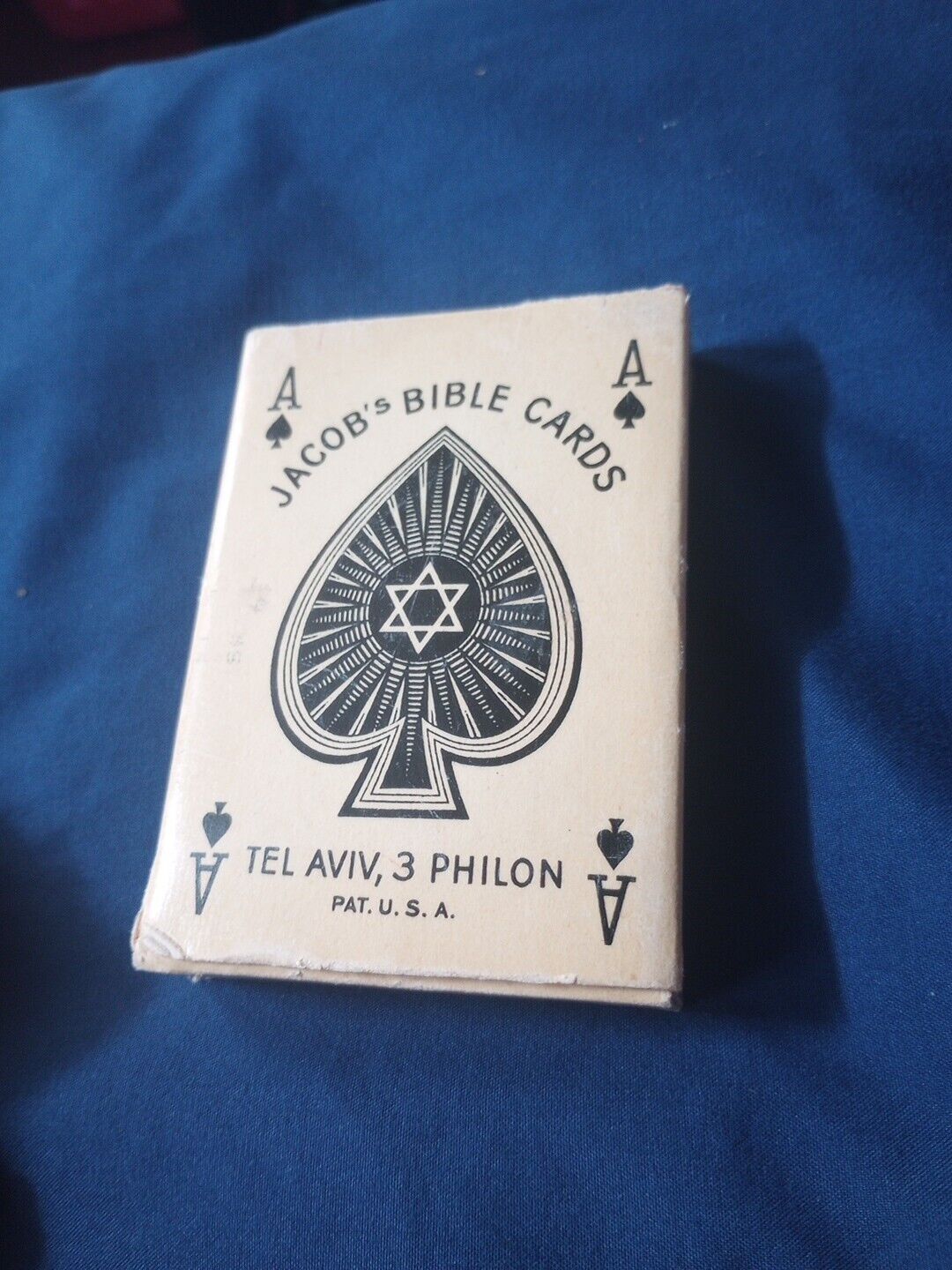 Vintage/Antique 1920s/30s Jacob's Bible Playing Cards Philon W/Box & Jokers