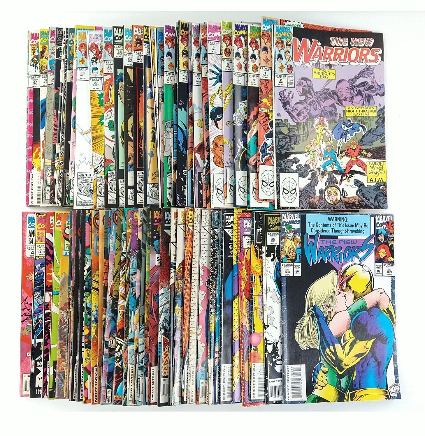 New Warriors #1-75 + Annuals 1-4 Complete Series Set Lot (1990 Marvel Comics)