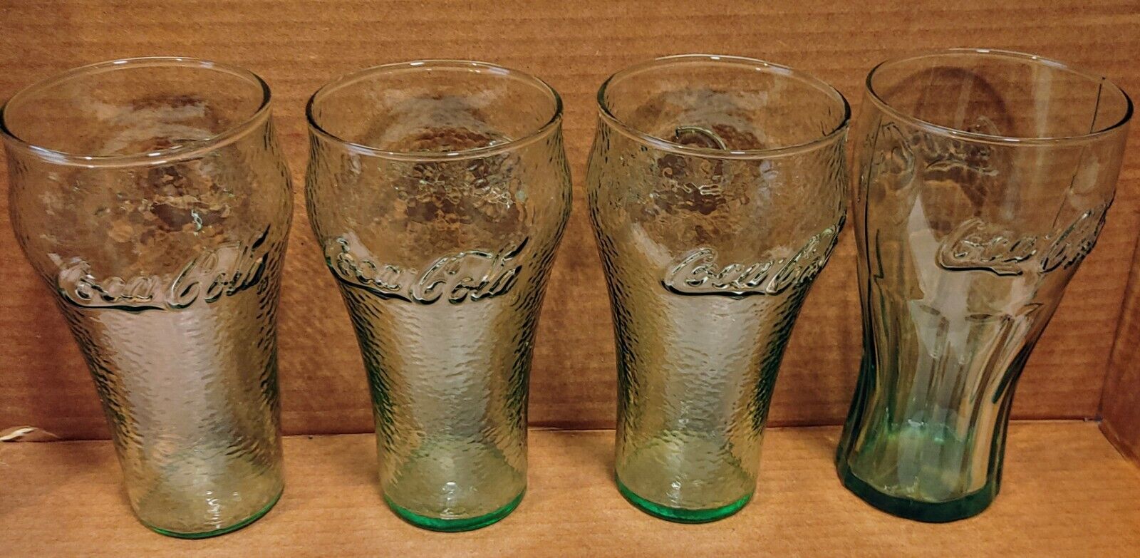 Lot Of Coca Cola Drinking Glasses