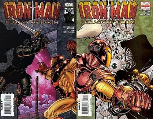 Iron Man: Legacy of Doom #3-4 (2008) Limited Series Marvel Comics - 2 Comics
