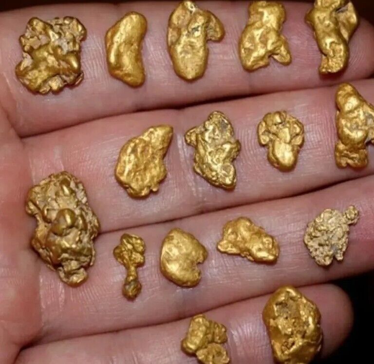 Rich Gold Nugget Pay Dirt Approximately 6oz's OF UNSEARCHED PAYDIRT BUY 2/1 FREE