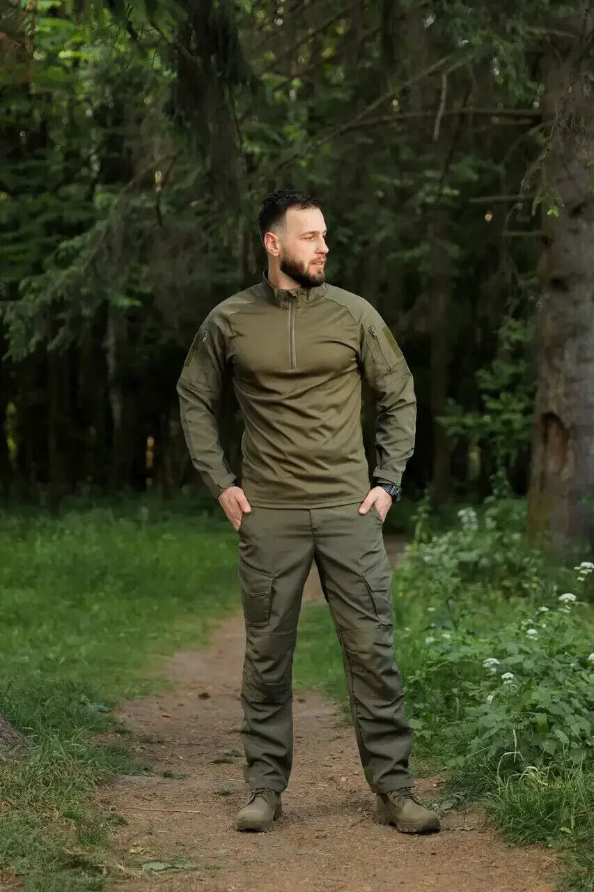 Tactical suit ubox and pants in olive color Ukraine