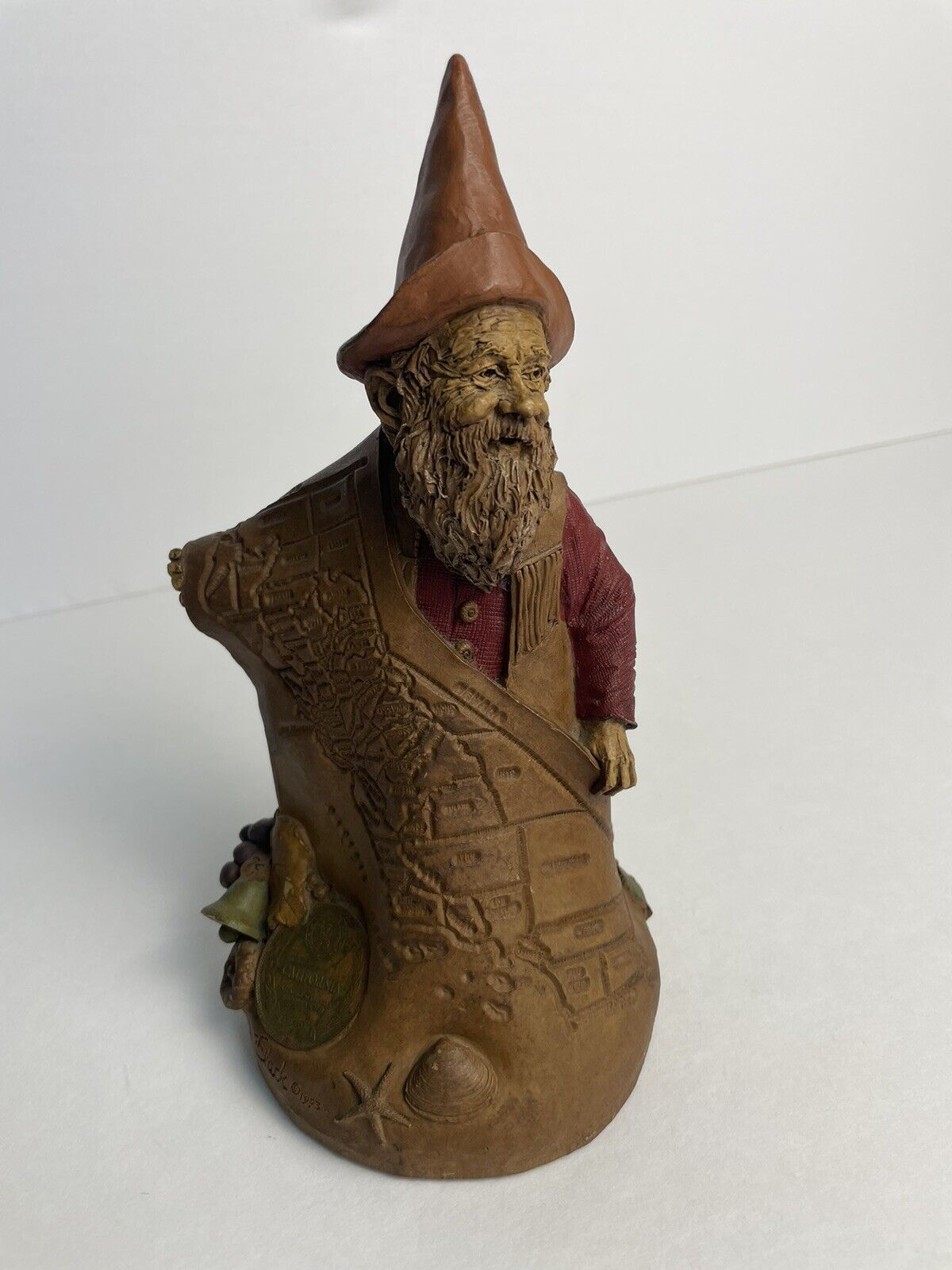 Tom Clark Gnome Figure California - 1993 Cairn Studios 2043 - #41 - Vintage