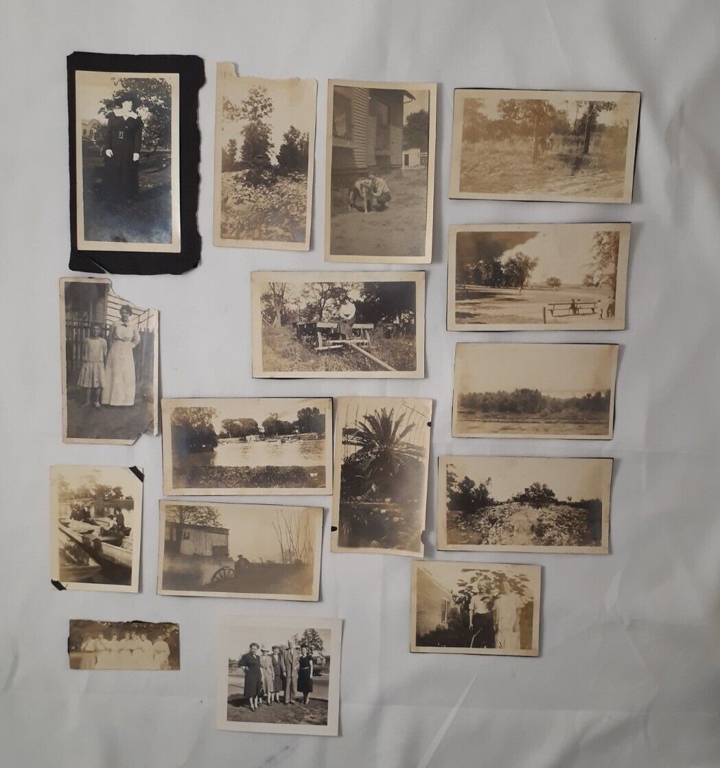 Lot Of 15 1919-1940s Gravure Family Photos.@52