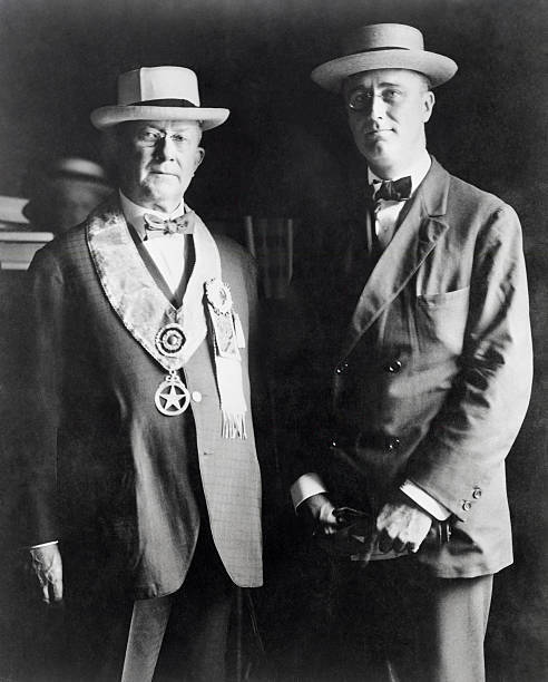 Tammany Society leader Charles F Murphy poses Assistant Secret- 1917 Old Photo