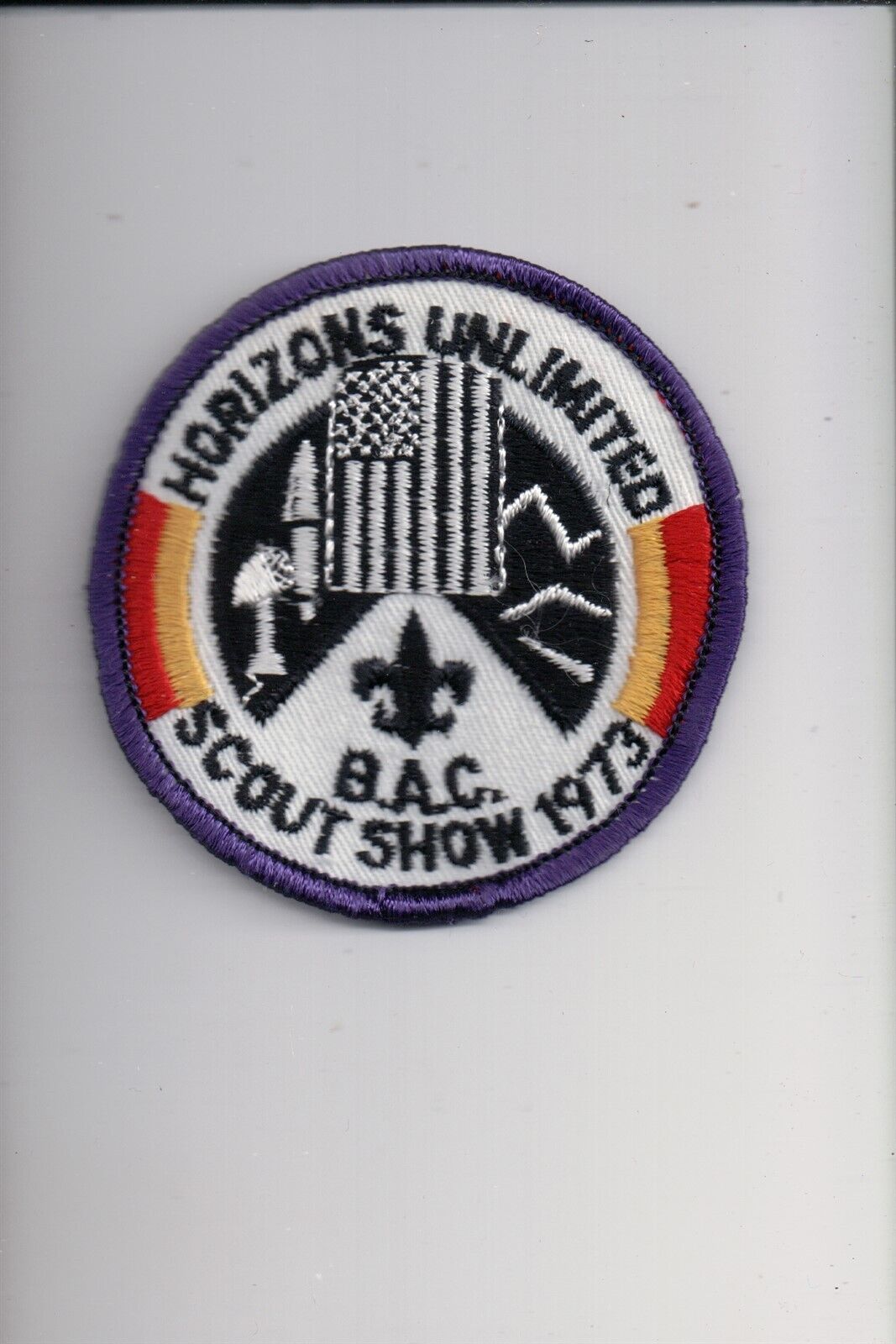 1973 BAC Horizons Unlimited Scout Show ptch