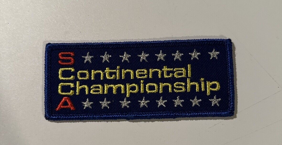 Vintage SCCA Patch Sports Car Club Of America Continental Championship