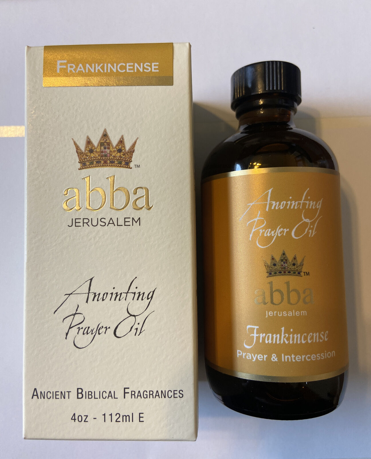 Abba Anointing Oil Frankincense 4oz - Prayer & Intercession - Altar Size