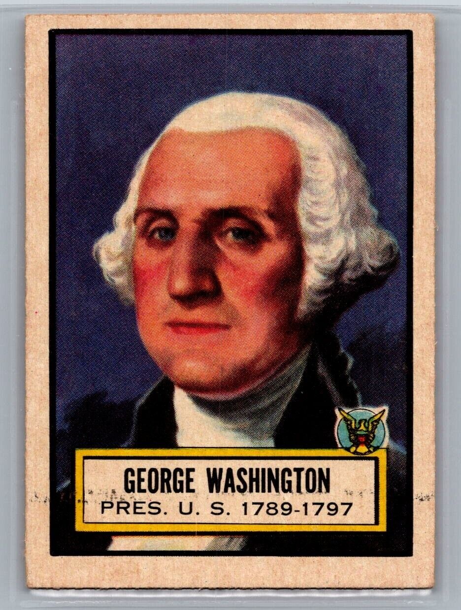 1952 Topps Look 'N See  #9 George Washington