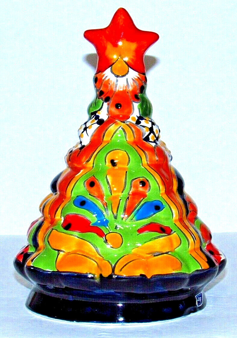 Talavera Mexican Pottery Christmas Tree 10\
