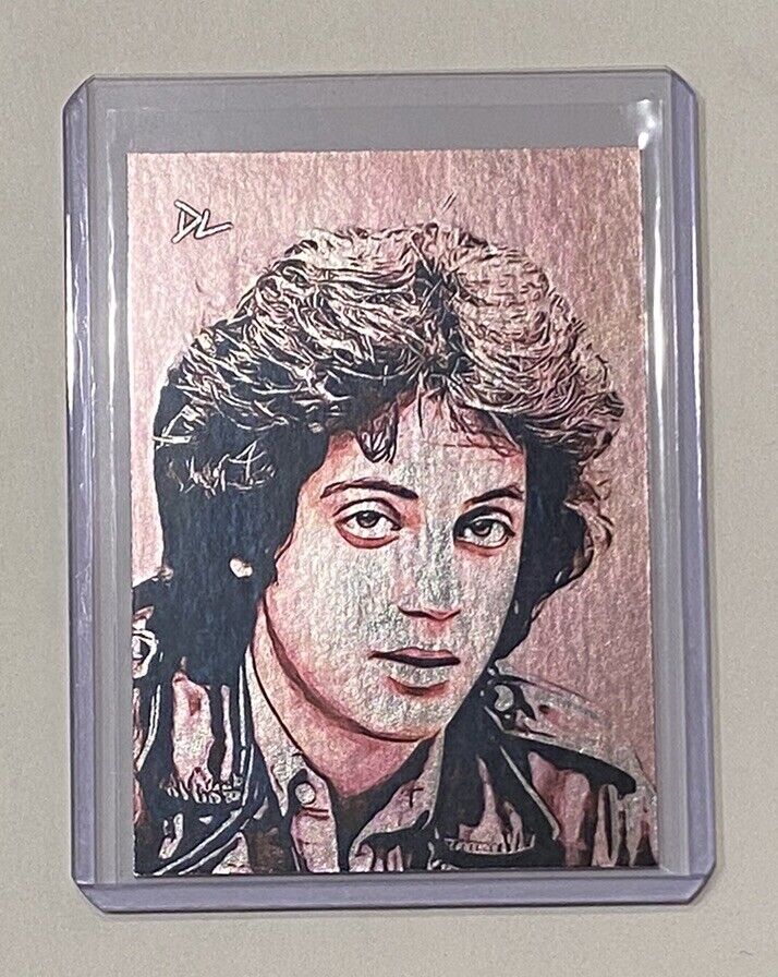 Billy Joel Platinum Plated Limited Artist Signed “Piano Man” Trading Card 1/1