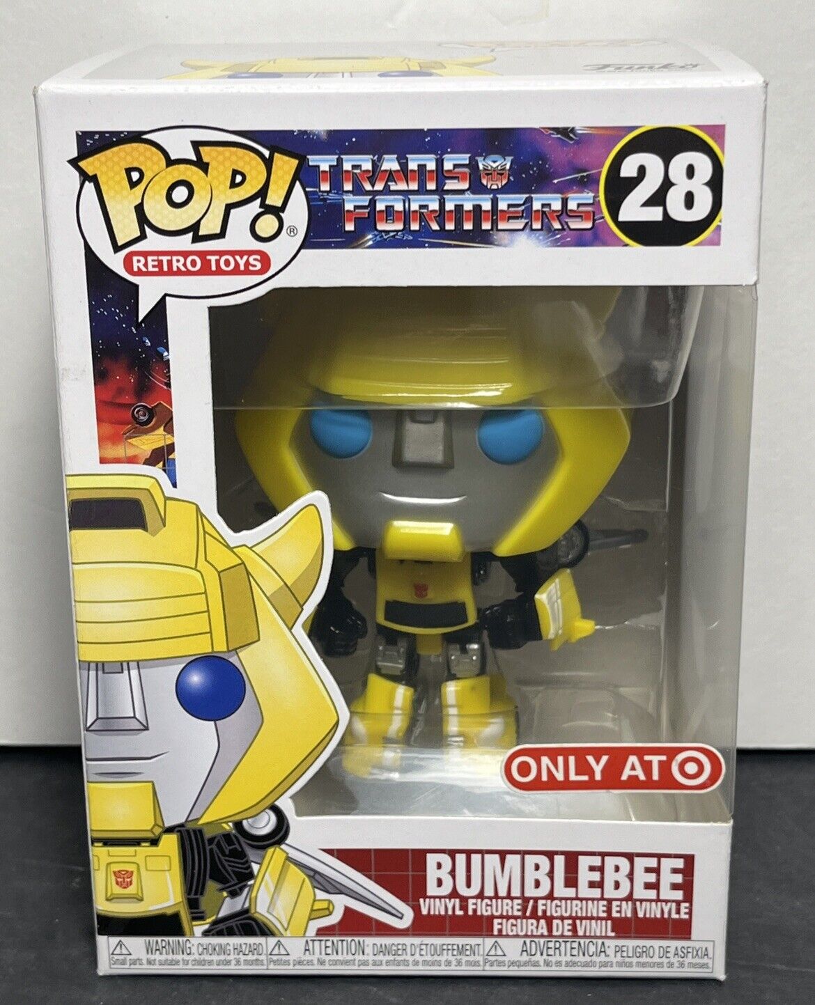 Funko Pop Retro Toys: Transformers Bumblebee #28 Vinyl Figure