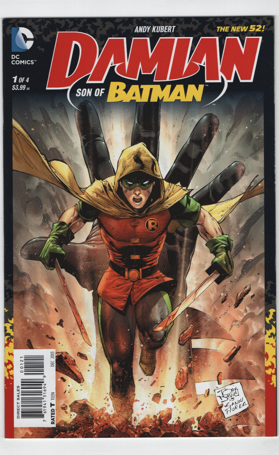 Damian Son of Batman #1  1:25 Tony Daniel Andy Kubert Variant DC Comics 2013