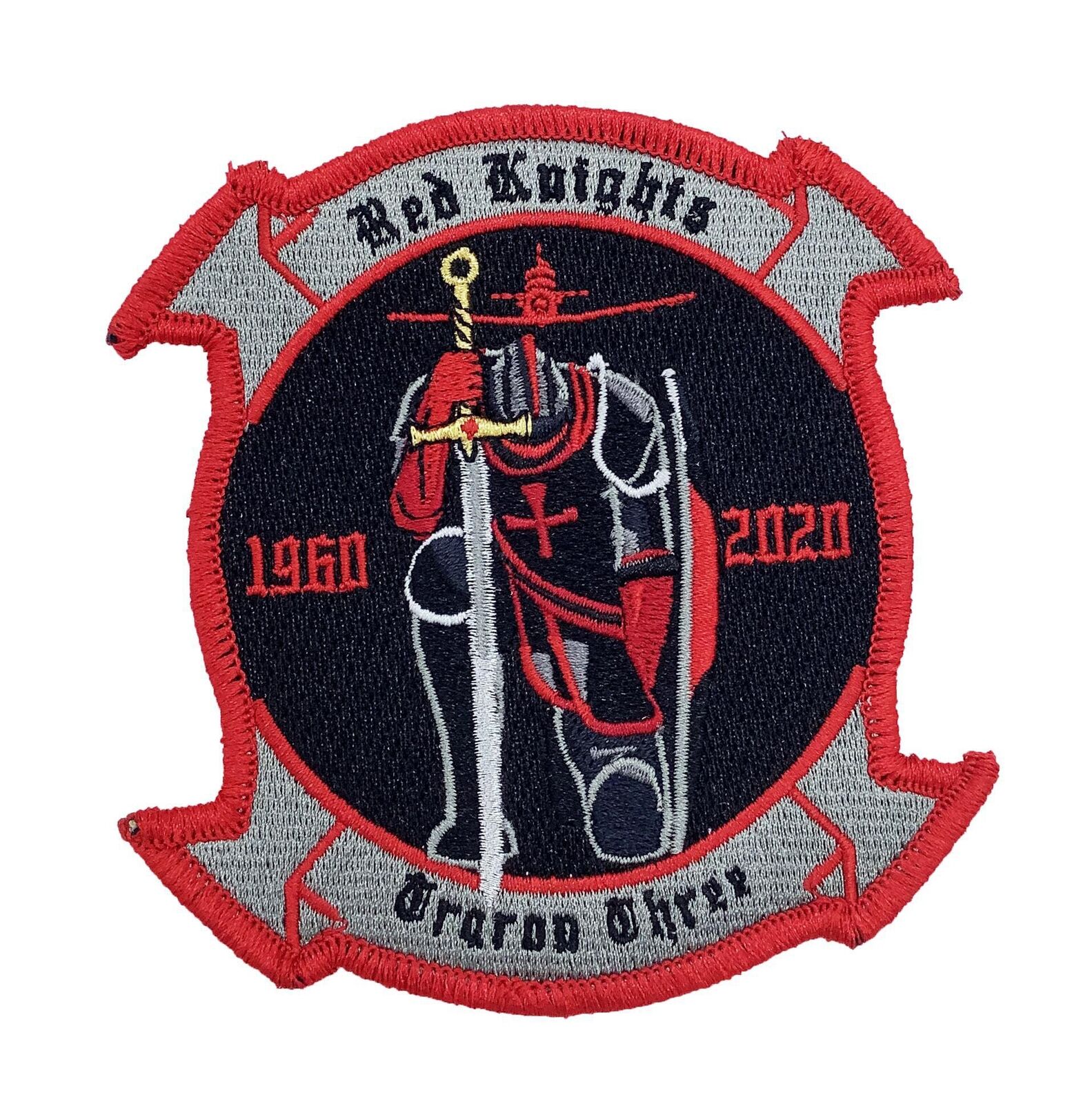 VT-3 Red Knights 60th Anniversary Patch – With Sew -on