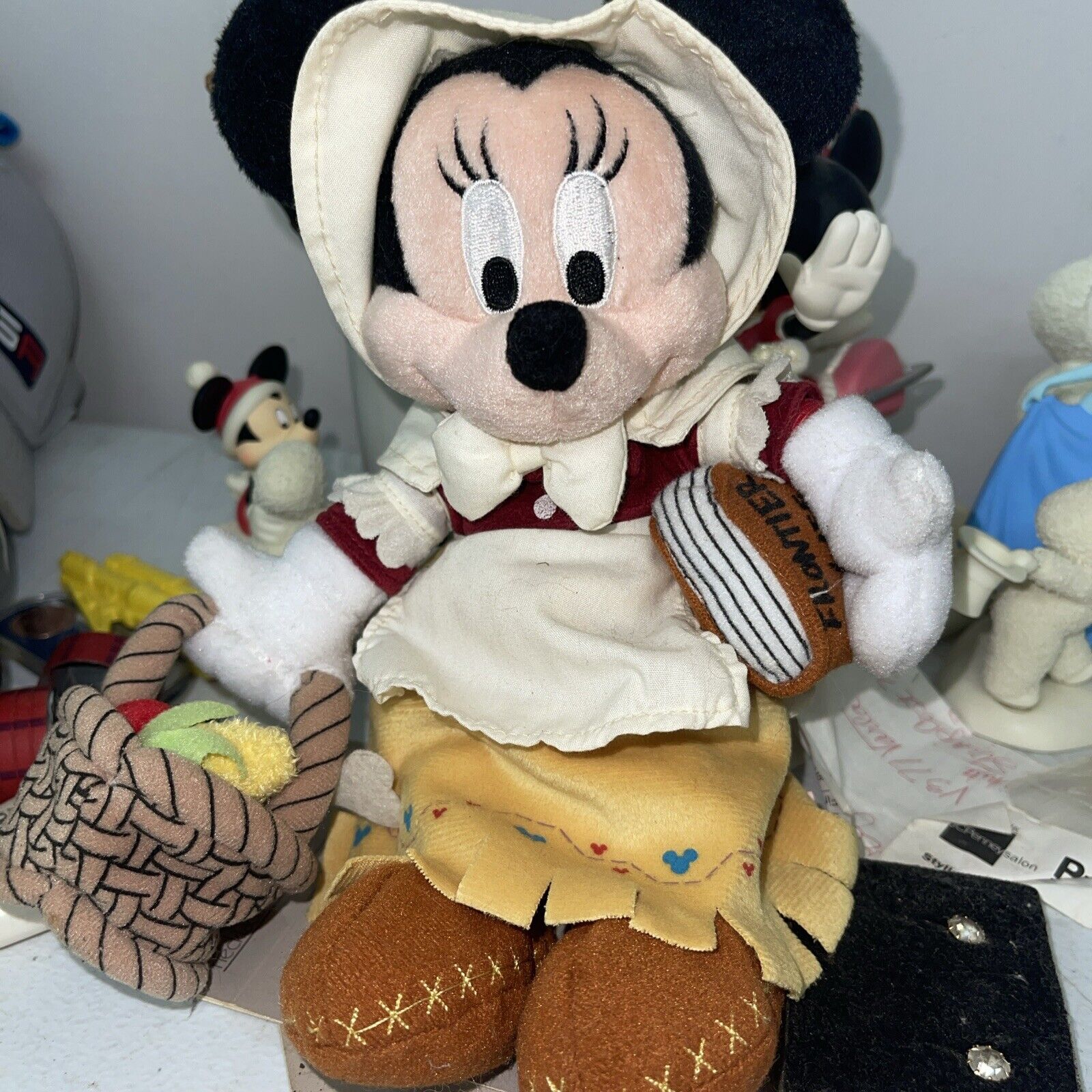 Disneyland Minnie Mouse Plush Walt Disney Frontier Life Wild West Rare