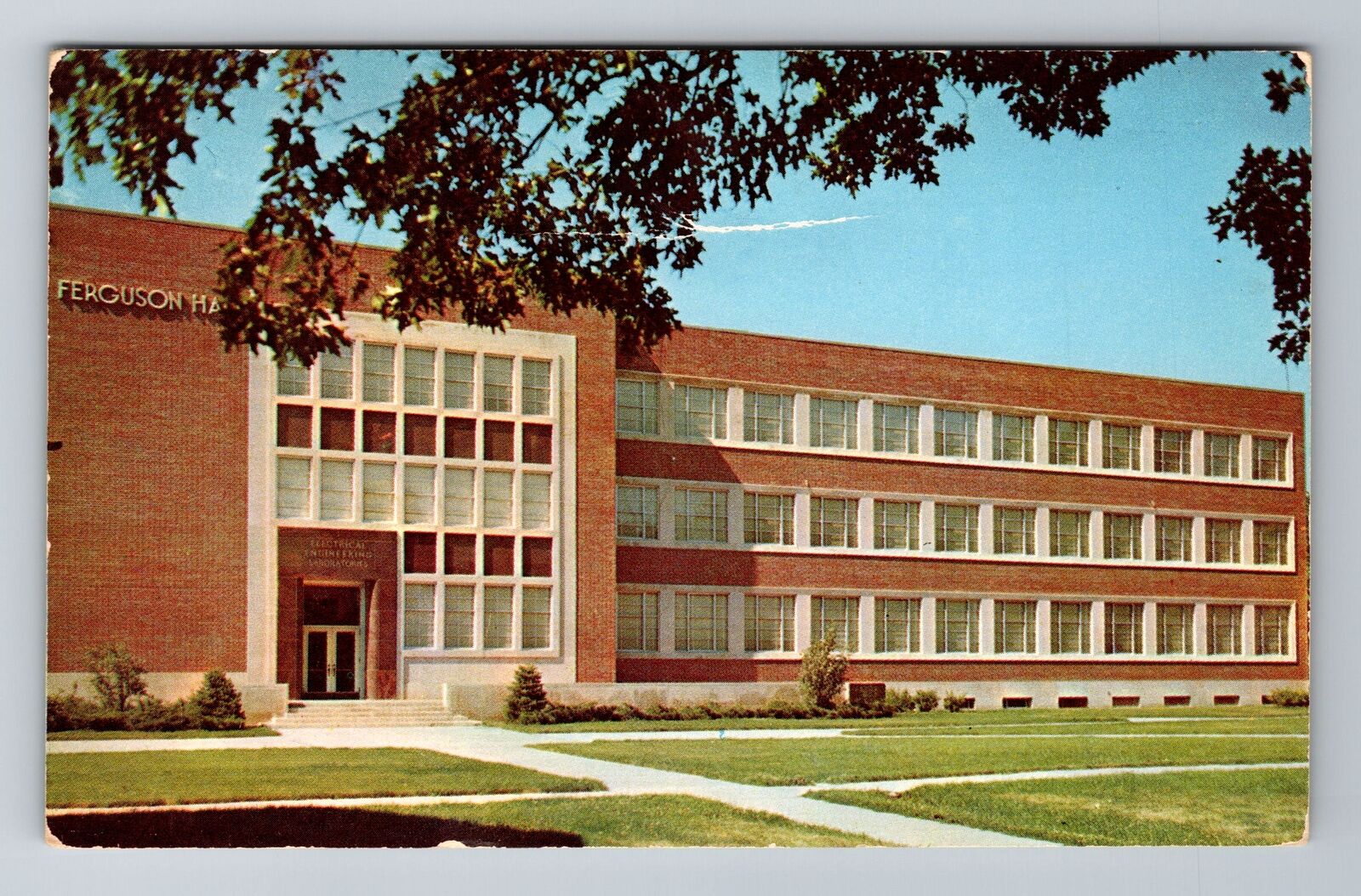 Lincoln NE-Nebraska, University of Nebraska Ferguson Hall, Vintage Postcard