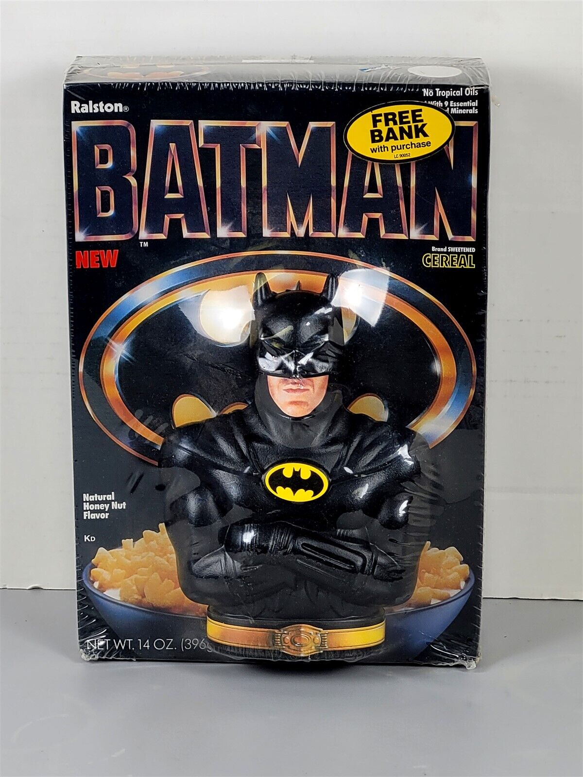 Factory Sealed Ralston Purina Company New Batman Cereal w/ Free Bank NOS  ~ C81