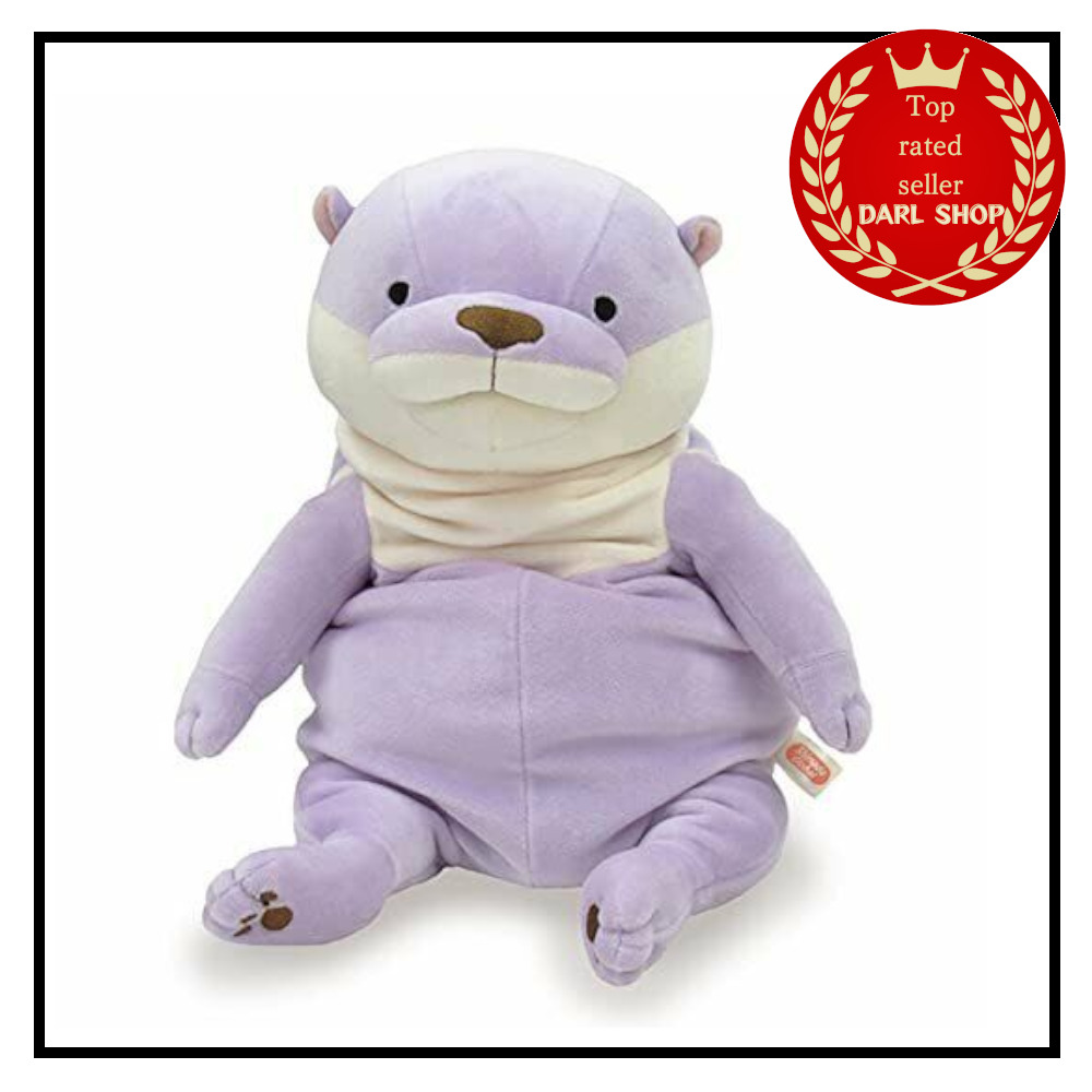 Shinada Global Mochi-KawaUso Otter Pastel Lavender L Plush Doll Stuffed Toy