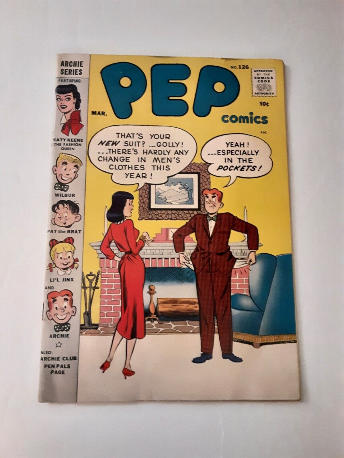 Pep Comics #126  1958