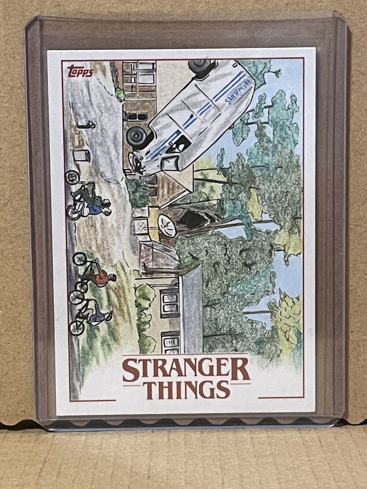 2018 Topps Stranger Things Season 1 Sketch  Artist Jose Ventura