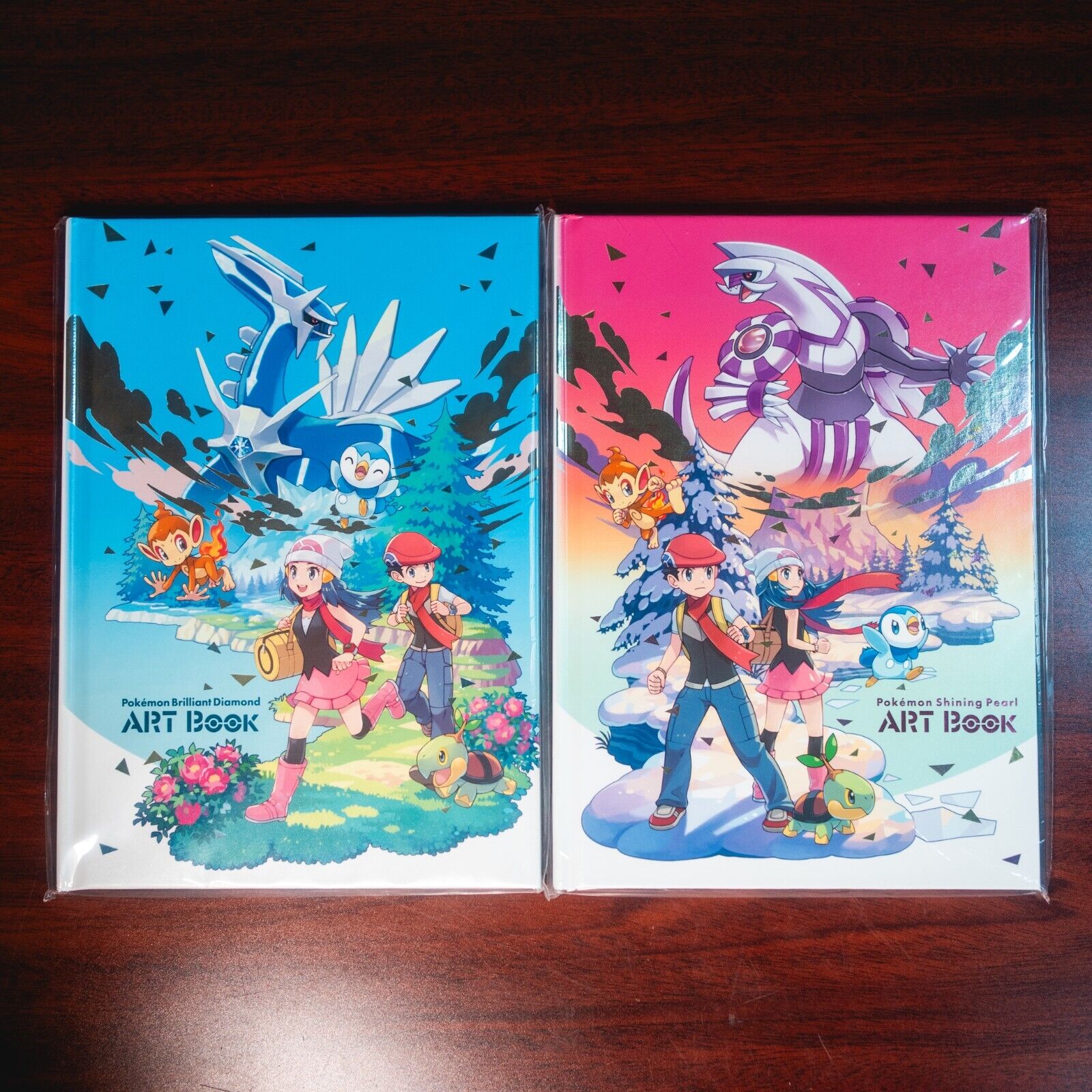 Pokemon Brilliant Diamond & Shining Pearl Japan Pre-order Art Book Set US SELLER