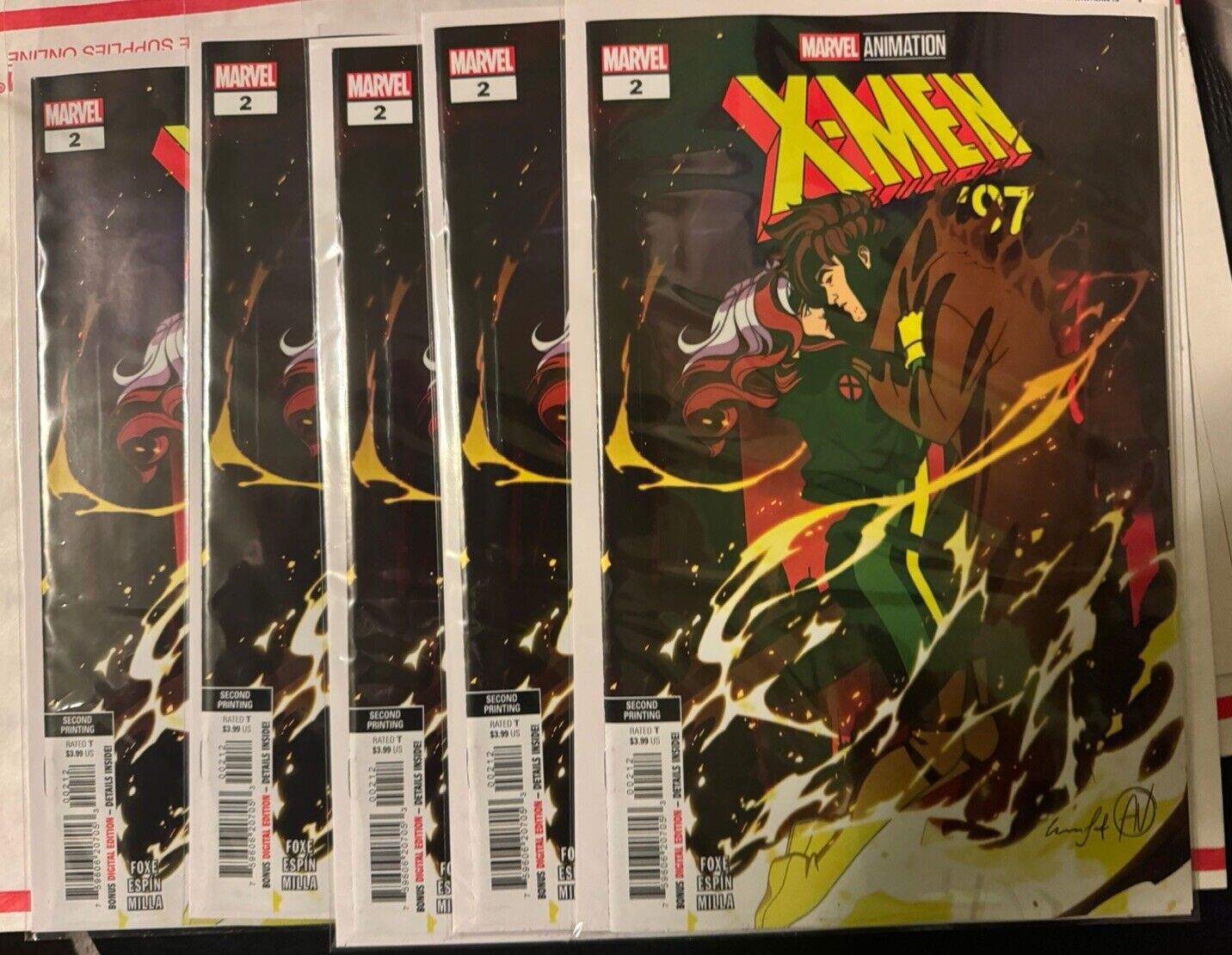 X-MEN '97 #2 MARVEL ANIMATION 2ND Second Printing NM Sold Out