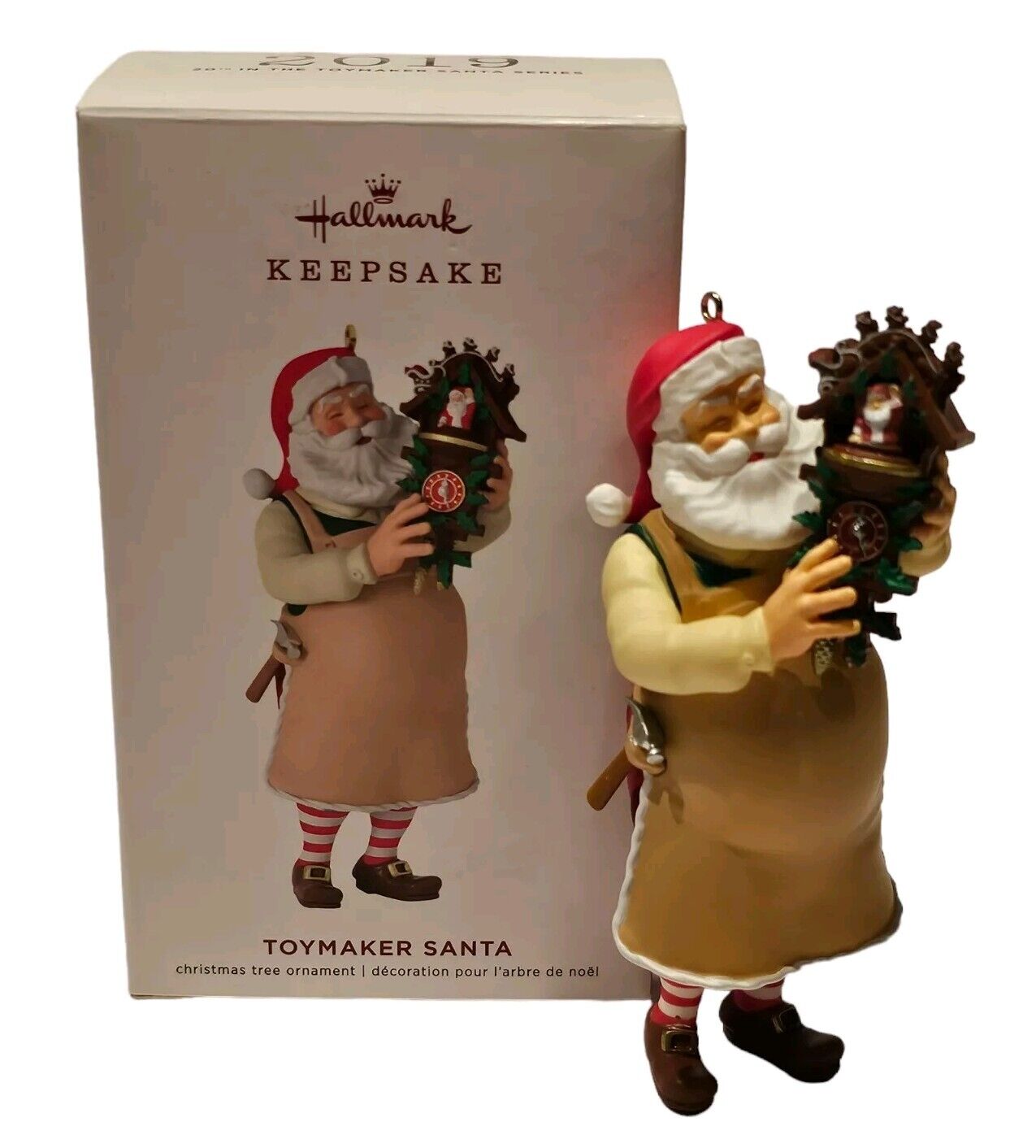 2019 Hallmark Keepsake Toymaker Santa 20th In Series Christmas Holiday Ornament
