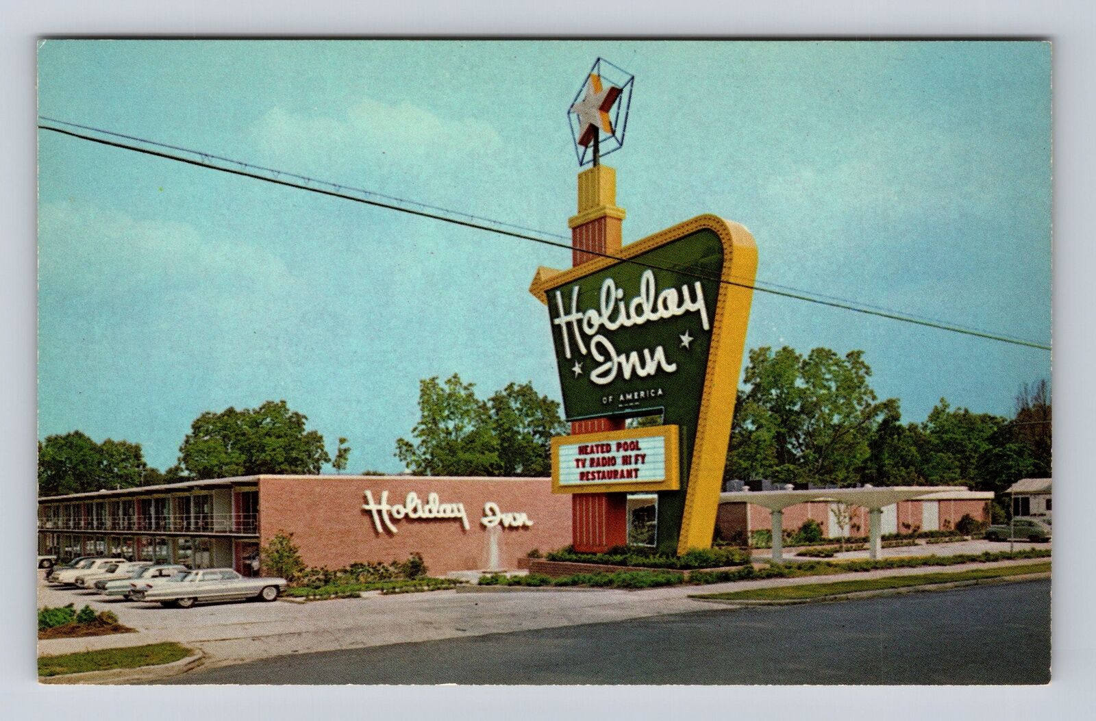 Jesup GA- Georgia, Holiday Inn, Advertisement, Antique, Vintage Postcard