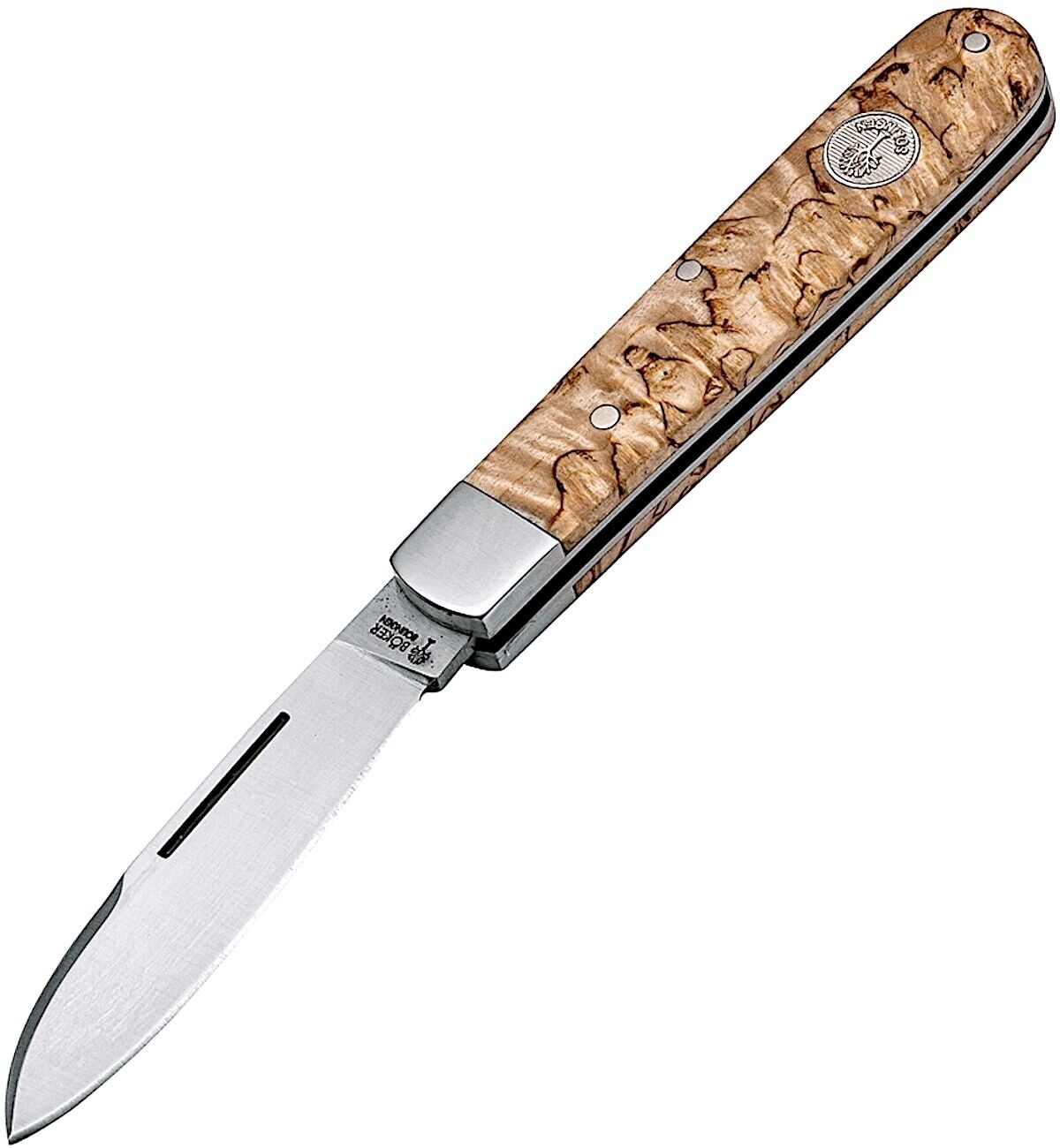 Boker® Barlow Prime Slip Joint Gentlemans Pocket Knife Curly Birch - Germany