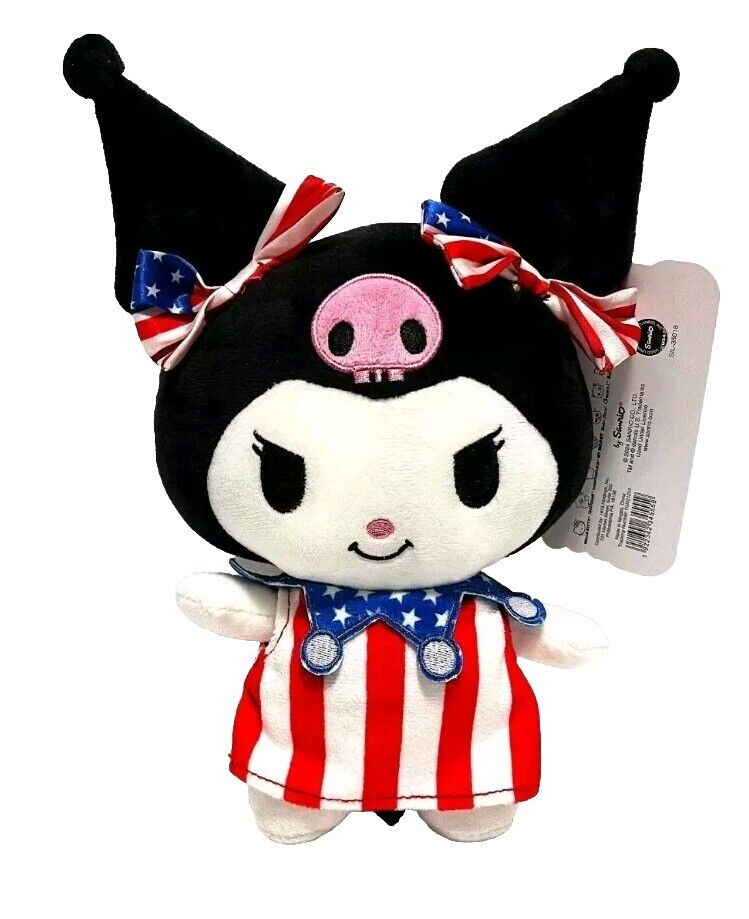 Hello Kitty and Friends Kuromi Plush American Patriotic New With Tags