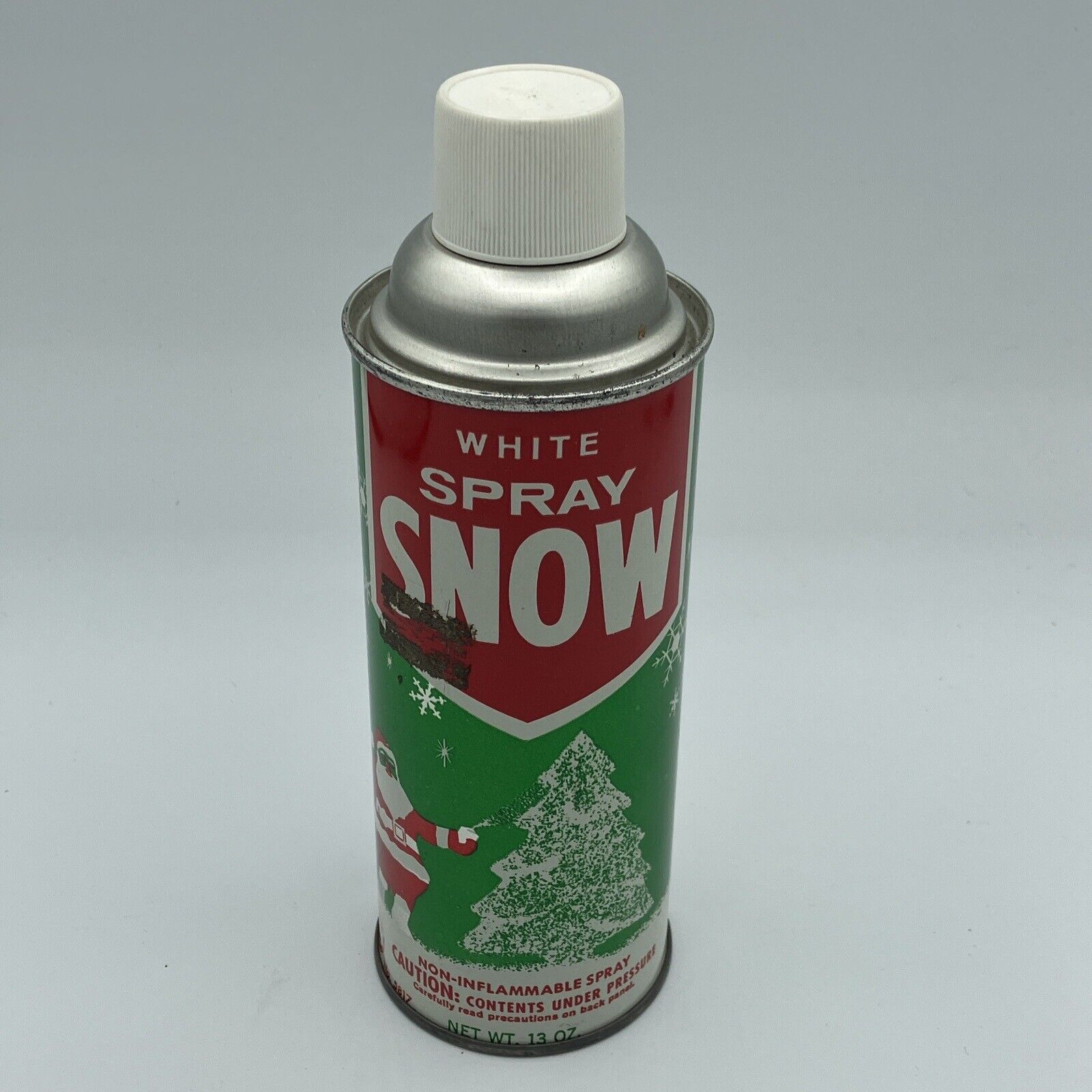 Vintage Belmont White Spray Snow 13oz Can Christmas Decorating 