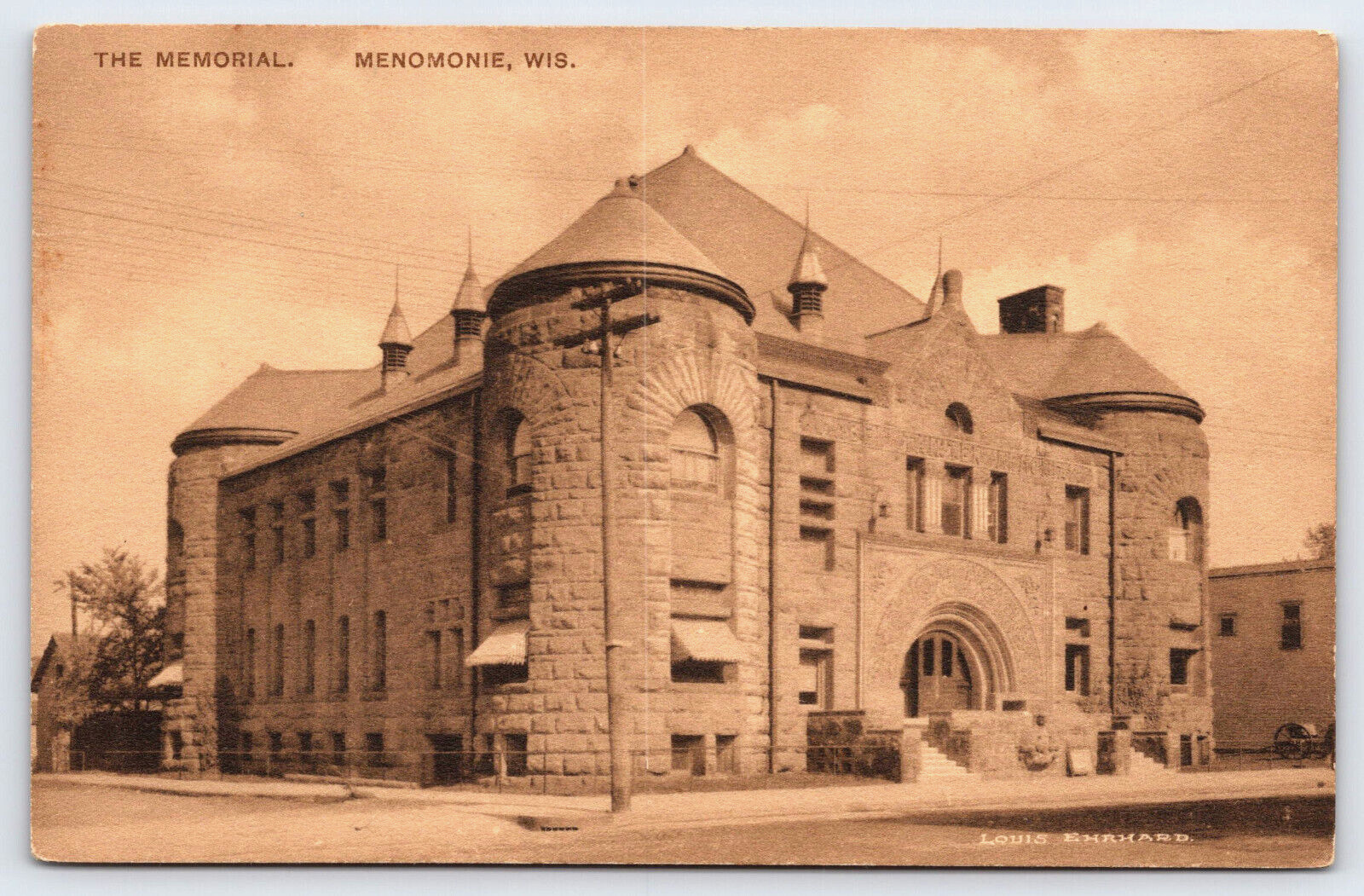 Menomonie WI-Wisconsin, The Mabel Tainter Memorial Building, Vintage Postcard