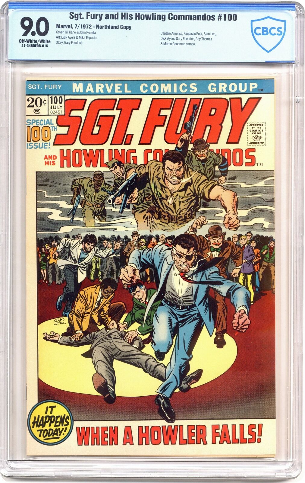 Sgt. Fury #100 CBCS 9.0 1972 21-34BDE0B-015