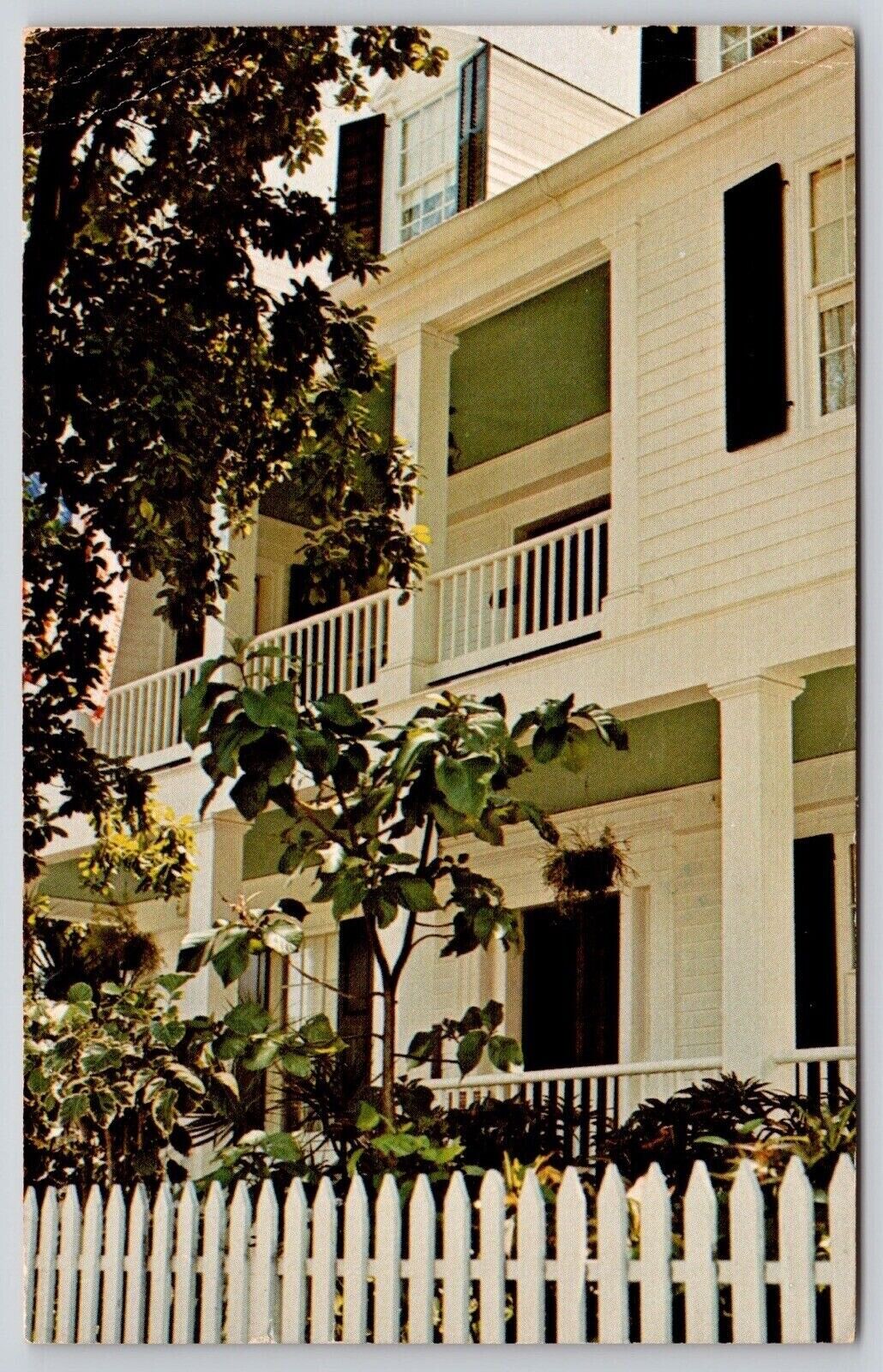 Audubon House Historical Home Whitehead Greene Street Old Key West VNG Postcard