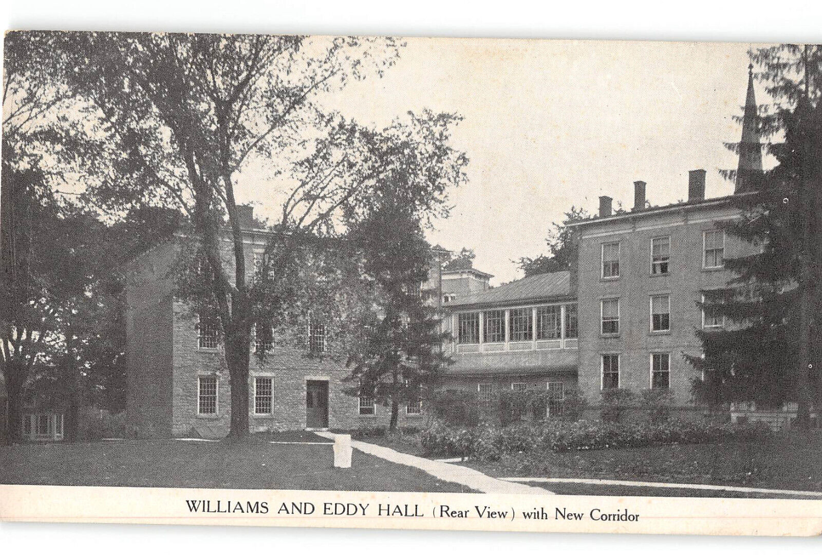 Cazenovia New York NY Postcard 1930's Cazenovia Seminary Williams and Eddy Hall