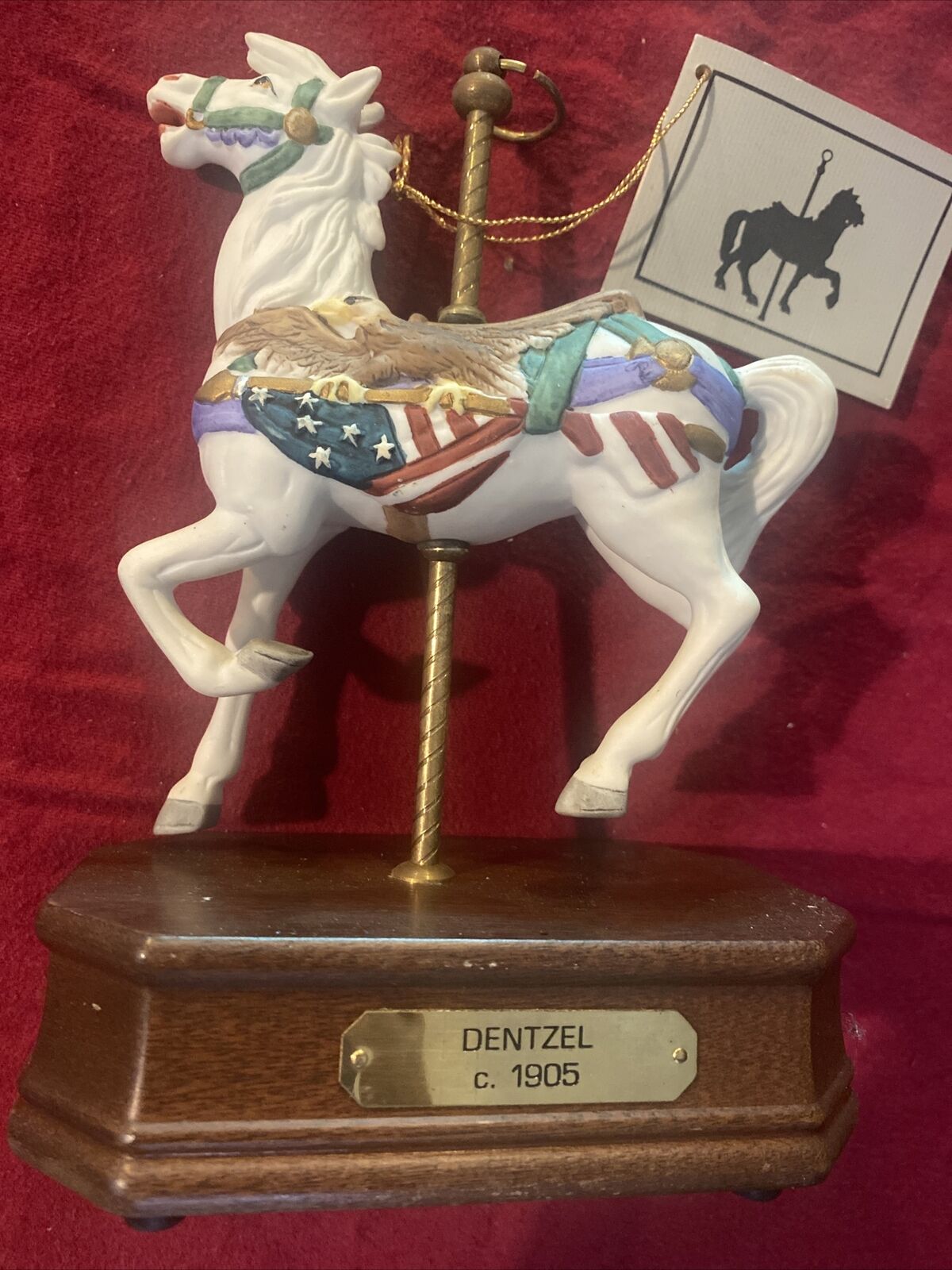Impulse Dentzel c. 1905 Musical Carousel Horse. Music Plays.  G29